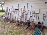 A WHOLE LOT OF YARD TOOLS