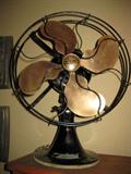 WORKING VINTAGE EMERSON BRASS BLADE FAN
