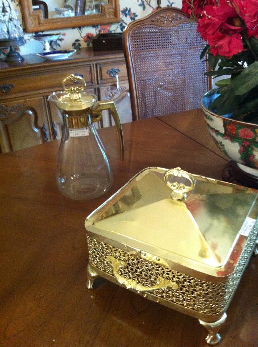                       Silver plate serving pieces