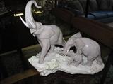 Lladro Elephant Family (similar sold on ebay for $900)