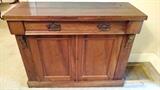 Antique cupboard base, mahogany,,,circa 1900