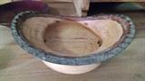 Fancy carved wood bowl,,, most items at this estate have great detail .