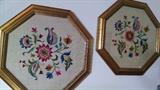 Looks like needle work,, framed art