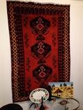 Antique wool rug from Khorasan 6x4