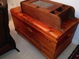 massive cedar sugar chest