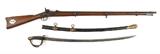 Lot 1201) 1860 Cavalry Officers presentation Sword; Lot 1202) Colt Model 1861 Special Musket