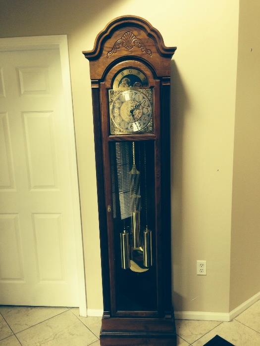 Howard Miller grandfather clock. Www.ManagedEstates.net