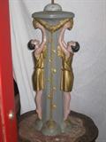 Signed cold painted spelter statue by P  Sega, French Sculptor
