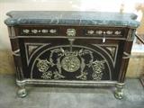 French Marble Top Table
