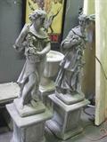 Pair of Concrete statues