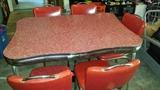 Original 1950's table and 6 chairs