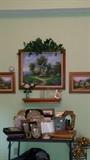 Assorted Picture Frames and Decorations