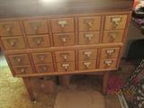 Mid-Century Modern Card Catalogue.