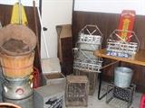 some of vintage home milk delivery items