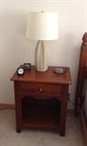 Nightstand is SOLD but the lamp is still available (we have 3 just like it)