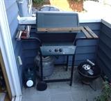 Sunbeam 430 gas grill + Weber mini grill