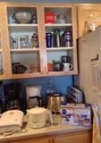 More kitchen stuff - note Hamilton Beach chrome toaster 