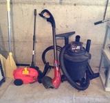 Coleman pressure washer, Toro 12" electric trimmer, Craftsman 3.0 hp/8 gal. shop vac