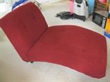 Burgandy chaise lounge  $75