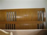 Oak King size headboard and footboard - $175