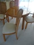 Dining room table with four chairs