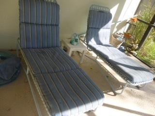 Patio lounge chairs