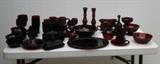 Avon Cape Cod Glassware, Ruby Red Glassware