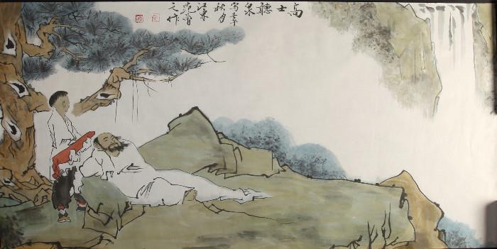 Lot 68:  Chinese Watercolor Painting

