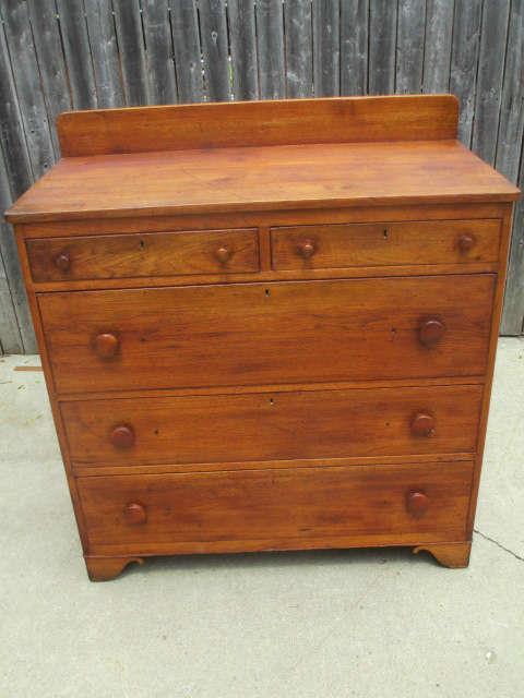 Antique 2 Over 3 Drawer Chest