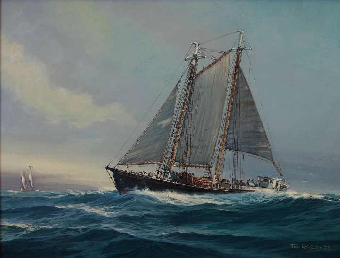 Thomas W. Wells, Oil Painting
