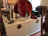 Dining room side board and accessories
