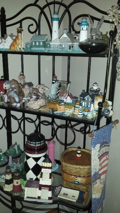 Small sample of Lighthouse/nautical themed decorations