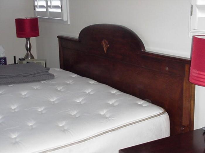 Another king headboard, footboard, box springs and mattress--like new