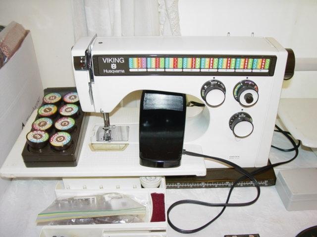 Viking sewing machine, model 6460 (one of three sewing machines for sale).