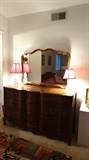 Cherry Dresser w/Mirror