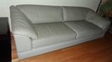 Grey Leather Sofa