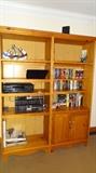 Knotty Pine Book Shelves