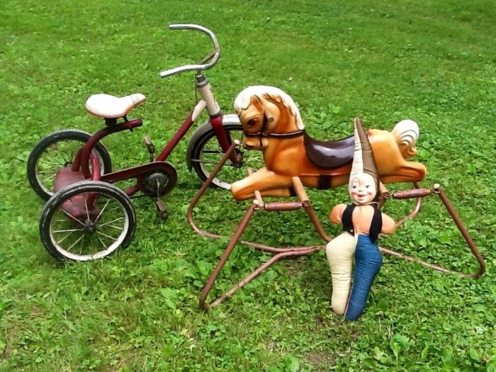 Vintage riding toys