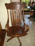 antique office chair