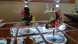 Laguna Art Festival hand blown wine glasses