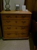 ANTIQUE PINE SMALL CHEST OF DRAWS