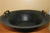 Large Bronze pan with handles