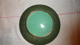 green enamel plate bottom