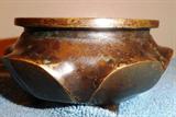 bronze lotus incense burner