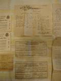 some interesting bill heads and old letter from 1863 to 1910