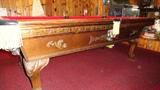 Pool table Custom manufactured by
Murrey & Sons, Corp. Inc.