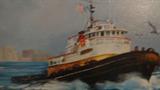 TUG BOAT PAINTING BT PARKHURST