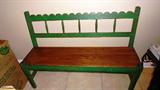 cutie of a green bench