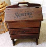 vintage sewing stand