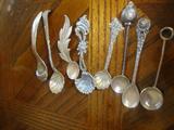 fancy sterling salt spoons